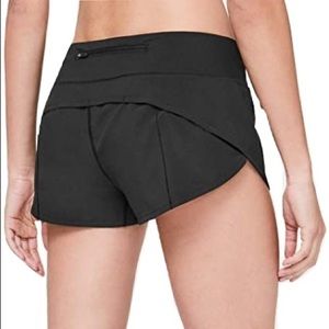 Classic black lululemon shorts. 2 available